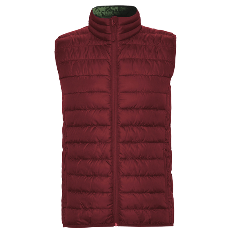 veste sans manches bordeaux