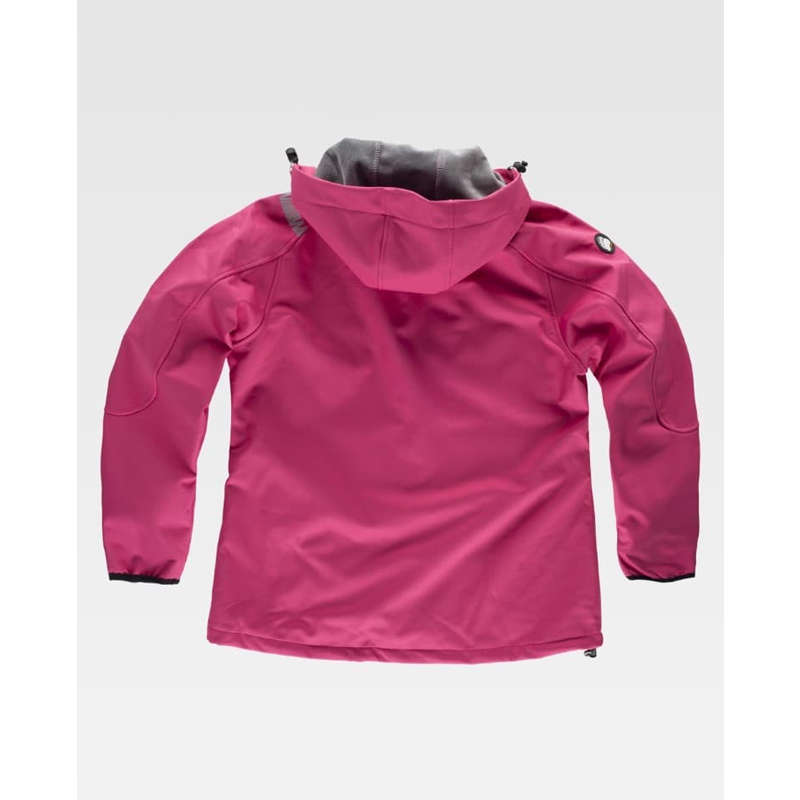 Veste Sport Déperlante Femme Rose Dos