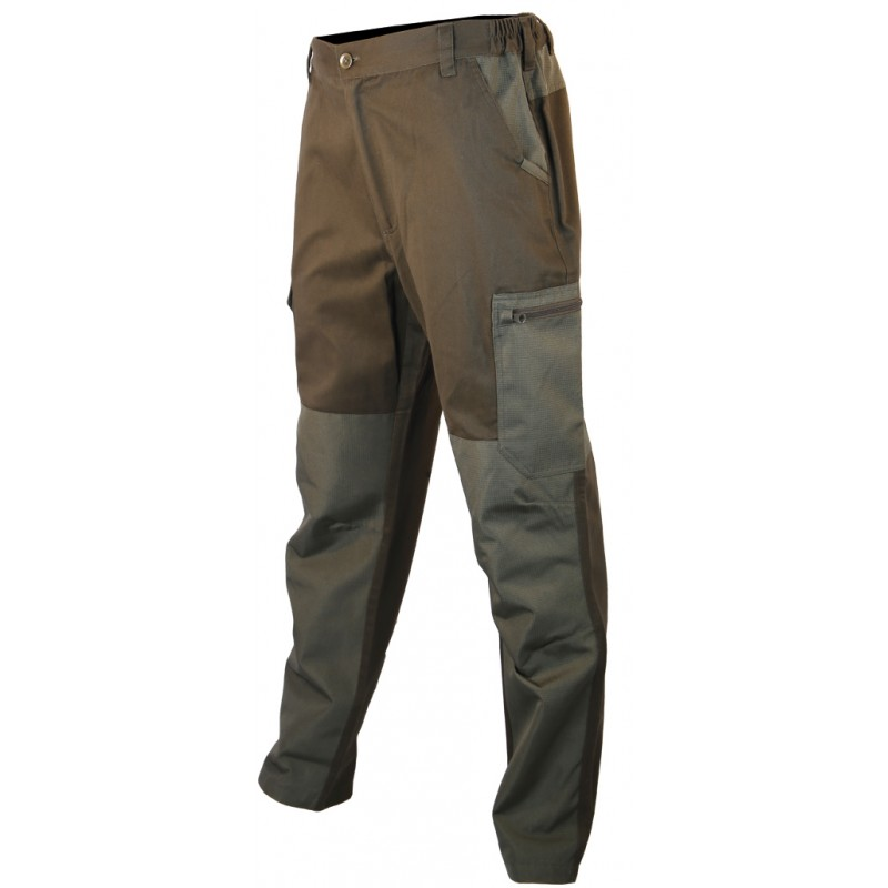 Pantalon de chasse renforcé anti-ronce vert Maquisard