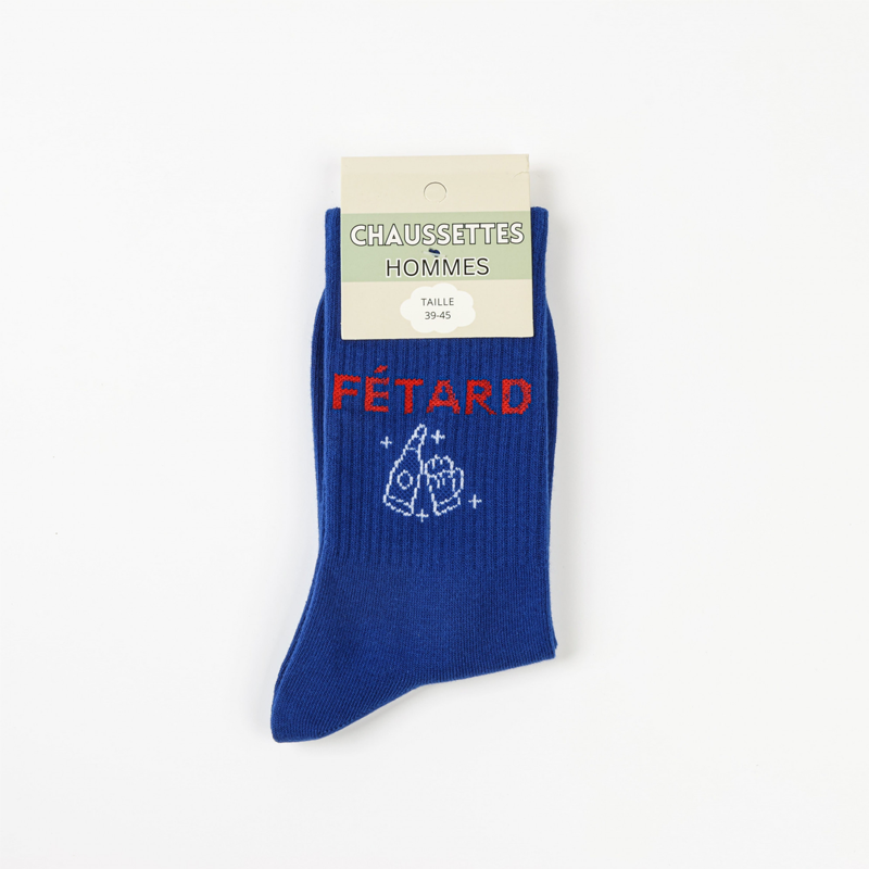 Chaussettes à message homme Fêtard