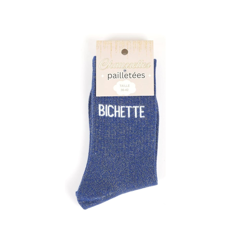 Chaussettes à paillettes Bichette