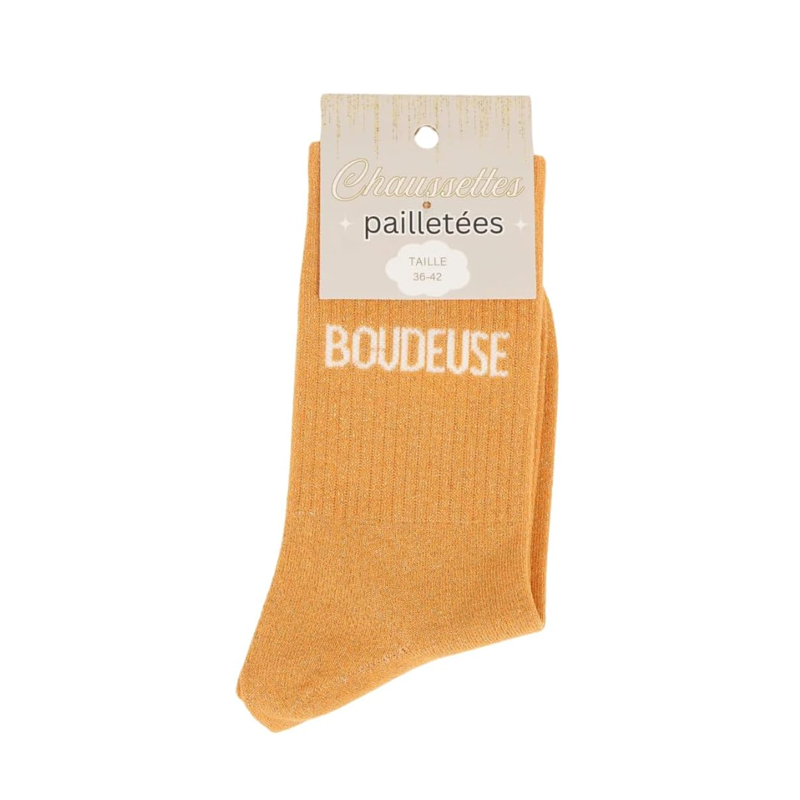 Chaussettes à paillettes Boudeuse