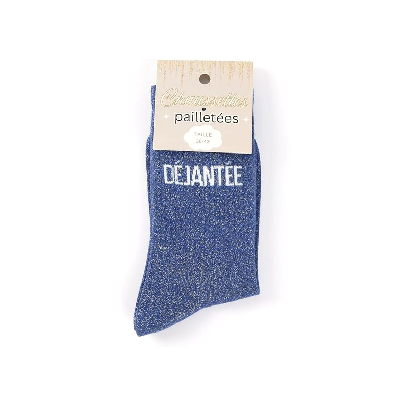 Chaussettes à paillettes Déjantée