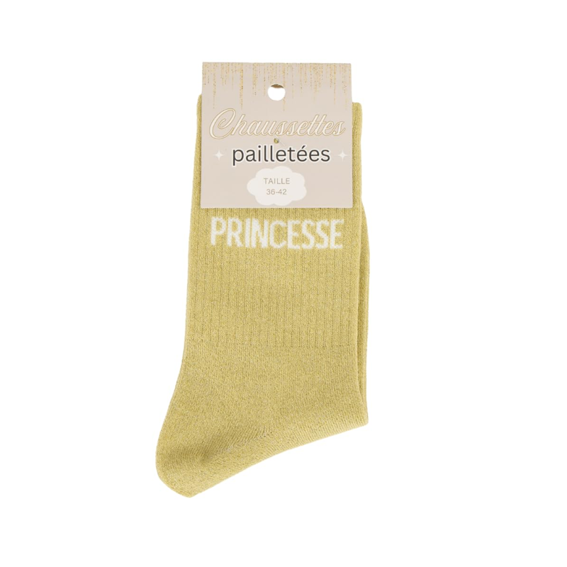Chaussettes à paillettes Princesse