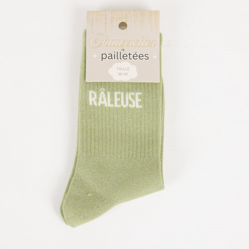Chaussettes à paillettes Raleuse