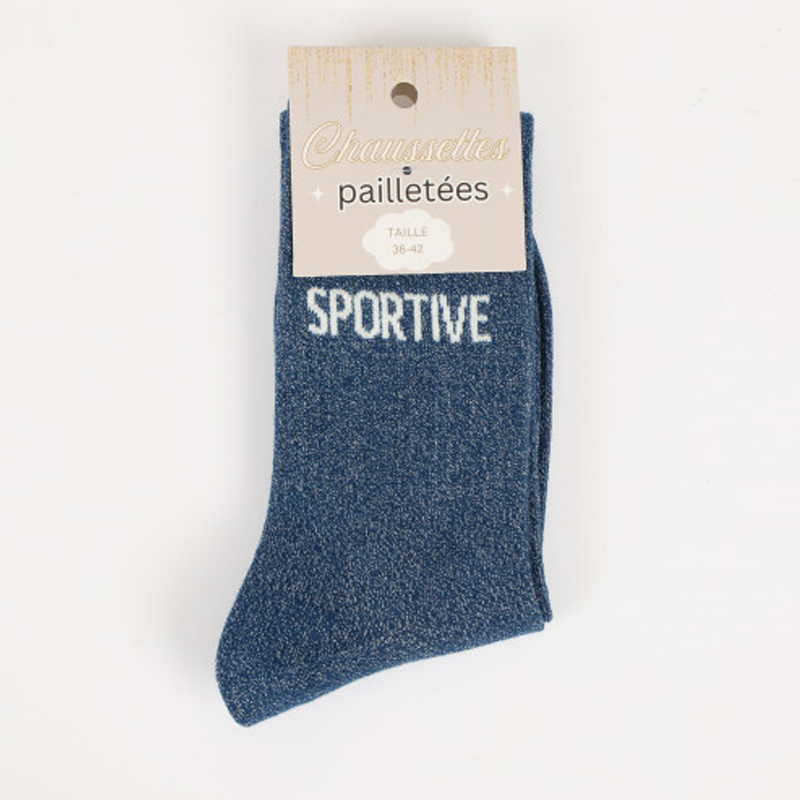 Chaussettes à paillettes Sportive