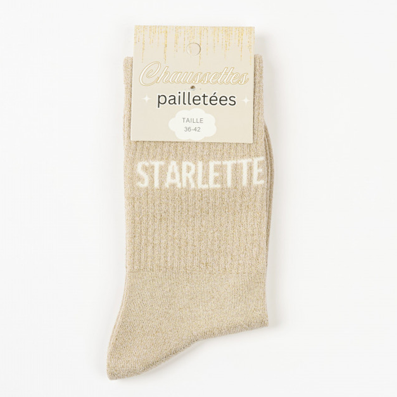 Chaussettes à paillettes Starlette