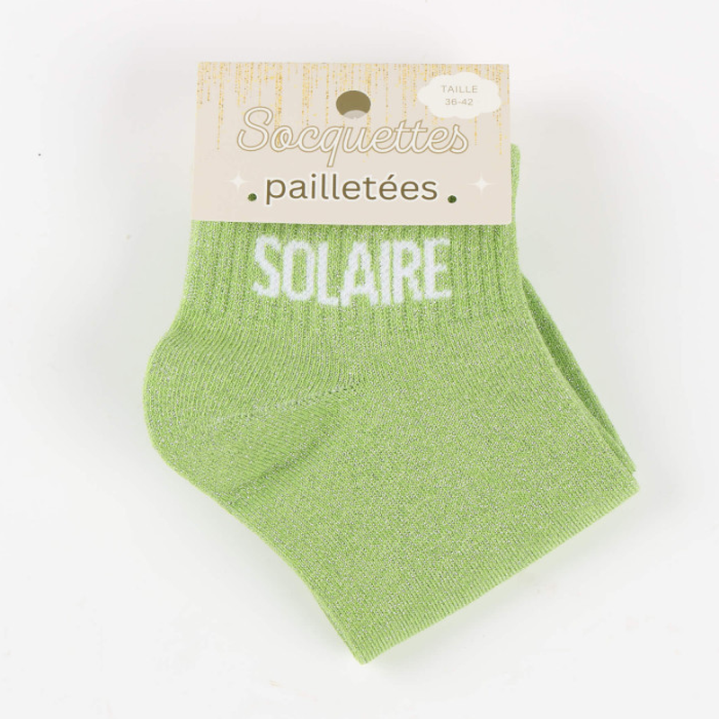 Socquettes à paillettes Solaire